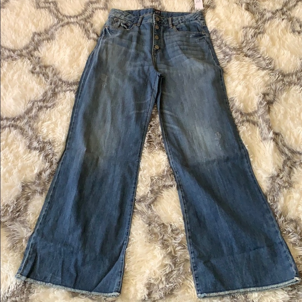 Girls Bell Bottom Jeans